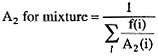 Description: Formula for A Sub2 value for
mixtures of normal form material